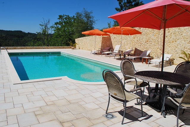 Pool patio tiles